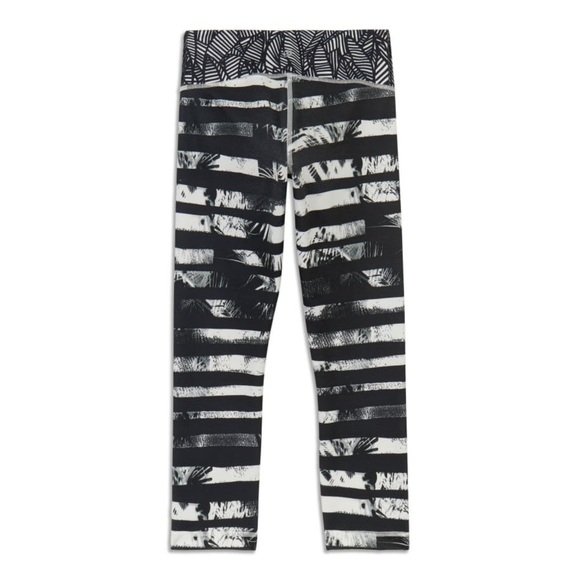 LULULEMON Wunder Under cropped black and white leggings size 6 - Picture 7 of 13